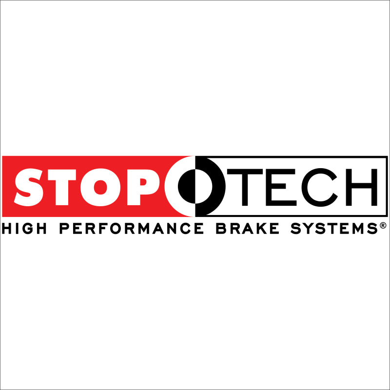 Stoptech 126.34104SL - StopTech Power Slot 08-09 BMW 135i Coupe Front Left Slotted Rotor