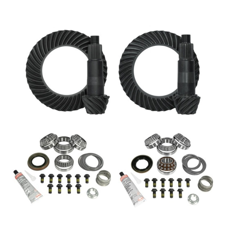 Yukon Gear & Axle YGK068 - Gear Gear & Install Kit Package for Jeep Rubicon JL/JT w/ D44 Front & Rear in a 4.88 Ratio