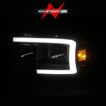 Load image into Gallery viewer, ANZO 111591 FITS 97-04 Dodge Dakota/Durango Crystal headlight Set w/ Light Bar Black Housing
