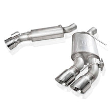 Load image into Gallery viewer, Stainless Works CA16RVMKSFCR - 2016+ Chevy Camaro SS 3in Redline Factory Connect Axle Back w/Valve &amp; 4in Quad Tips