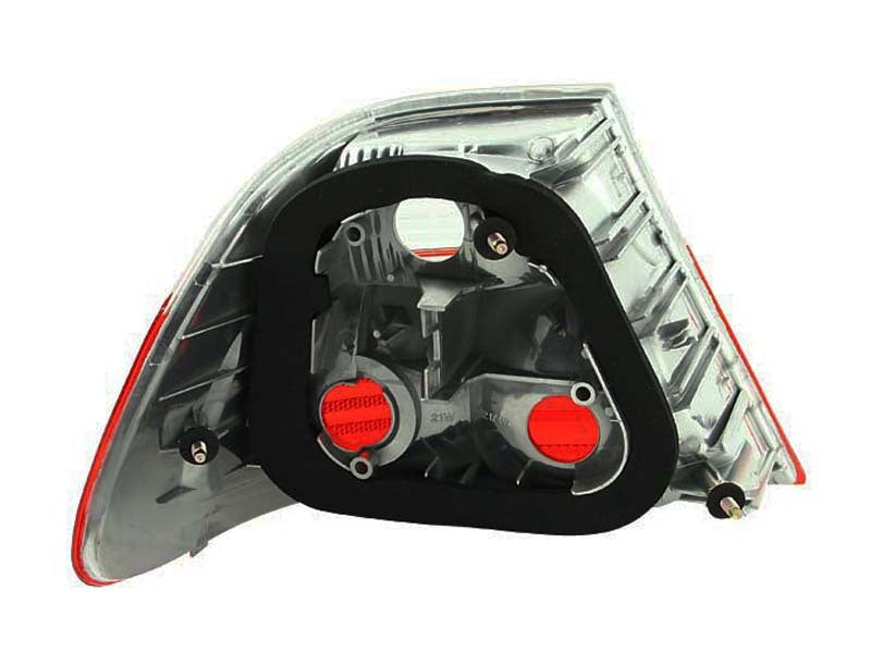 ANZO 221202 -  FITS: 2000-2003 BMW 3 Series E46 Taillights Red/Smoke Outer