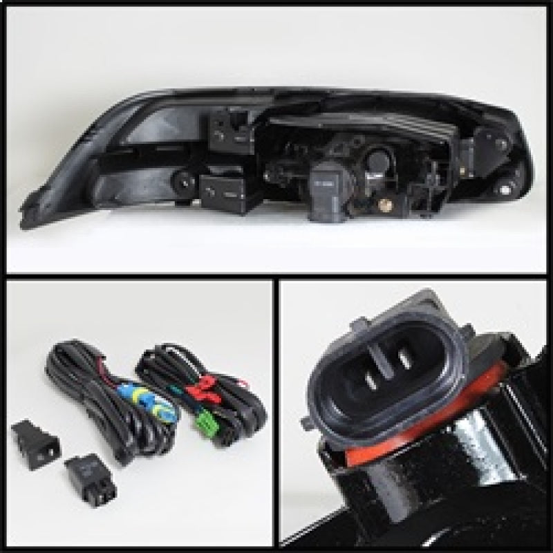 SPYDER 5070432 - Spyder Honda Civic 2012-2013 2Dr/Coupe OEM Fog Light W/Switch- Clear FL-HC2012-2D-C