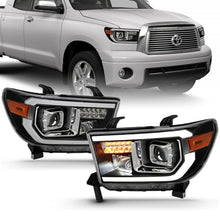 Load image into Gallery viewer, ANZO 111447 FITS: 2007-2014 Toyota Tundra Projector Light Bar H.L Black Amber(Led High Beam) (Halogen Version)