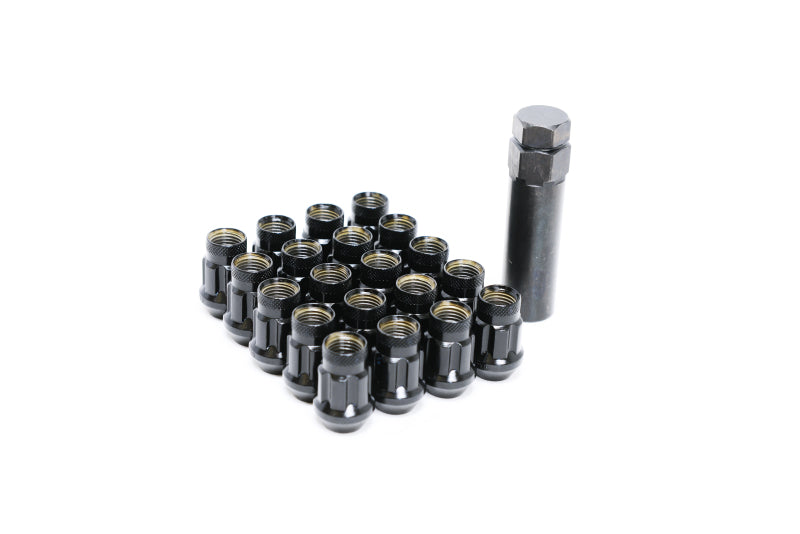 Wheel Mate 33000B - Monster Lug 35 Short Lug Nut Set of 20 Black 14x1.50