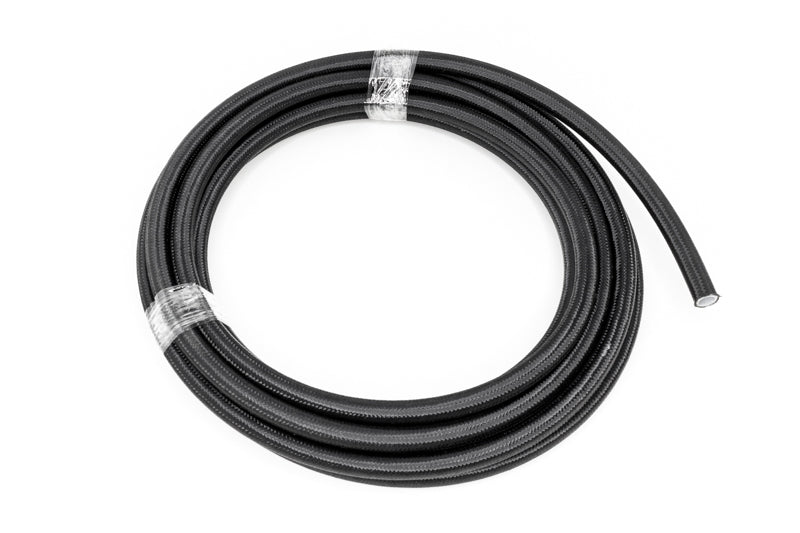 DeatschWerks 6-02-0865-20 - 8AN Black Nylon Braided PTFE Hose 20 Feet