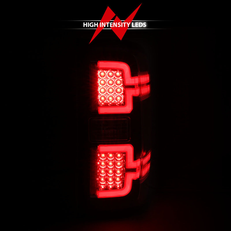 ANZO - [product_sku] - ANZO 2014-2018 Chevy Silverado 1500 LED Taillights Black - Fastmodz