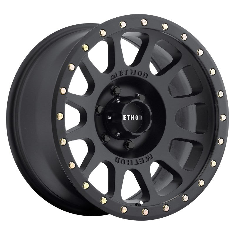 Method Wheels MR30589060500 FITS MR30589060500 -Method MR305 NV 18x9 0mm Offset 6x5.5 108mm CB Matte Black Wheel