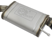 Load image into Gallery viewer, aFe 49-43085-B FITS MACHForce XP 2.5in 409 Stainless Axle Back Exhaust w/ Black Tips 15-17 Ford Mustang I4-2.3L (t)