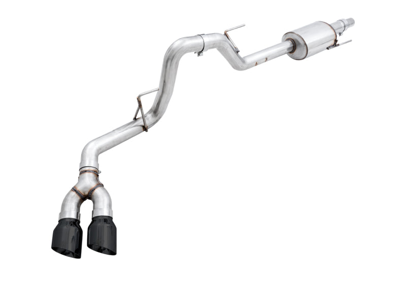 AWE Tuning 3015-23058 FITS 2015+ Ford F-150 0FG Single Exit Performance Exhaust System w/4.5in Diamond Black Tips