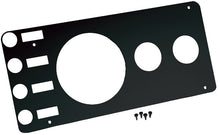 Load image into Gallery viewer, Kentrol 50521 FITS 76-86 Jeep CJ Gauge Cover Without Radio OpeningPowdercoat Black