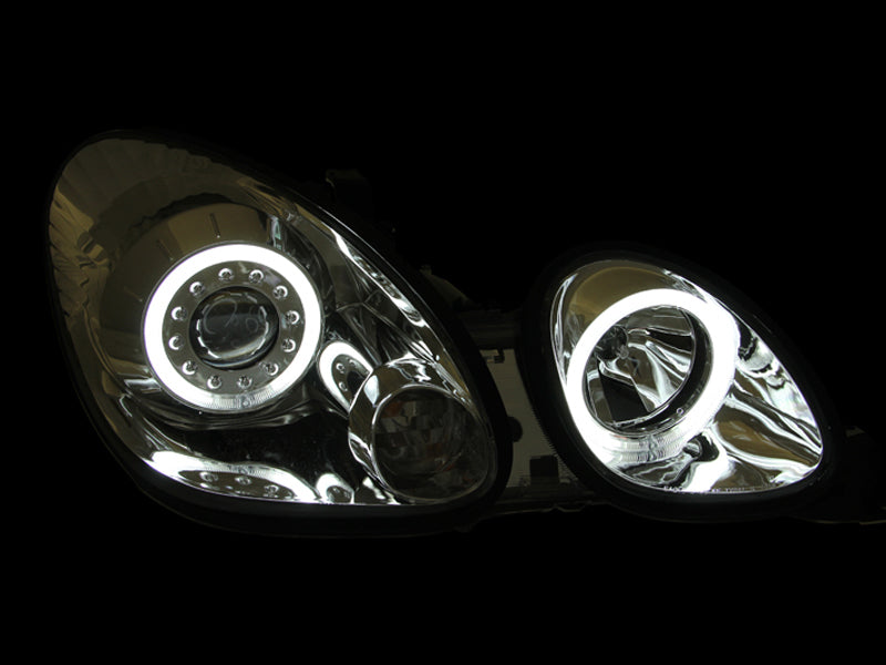 ANZO - [product_sku] - ANZO 1998-2005 Lexus Gs300 Projector Headlights w/ Halo Chrome - Fastmodz