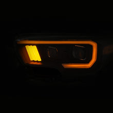 Load image into Gallery viewer, ANZO - [product_sku] - ANZO 2016-2017 Toyota Tacoma Projector Headlights w/ Plank Style Switchback Black w/ Amber - Fastmodz