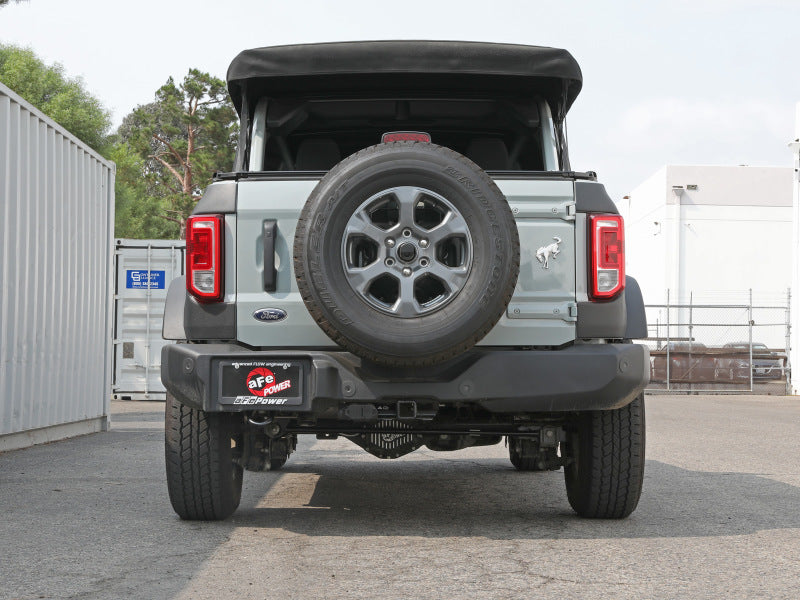 aFe 49-43135 FITS Apollo GT Series 3in 409SS Cat-Back Ford Bronco 2021 L4 2.3L/V6 2.7L - Polished