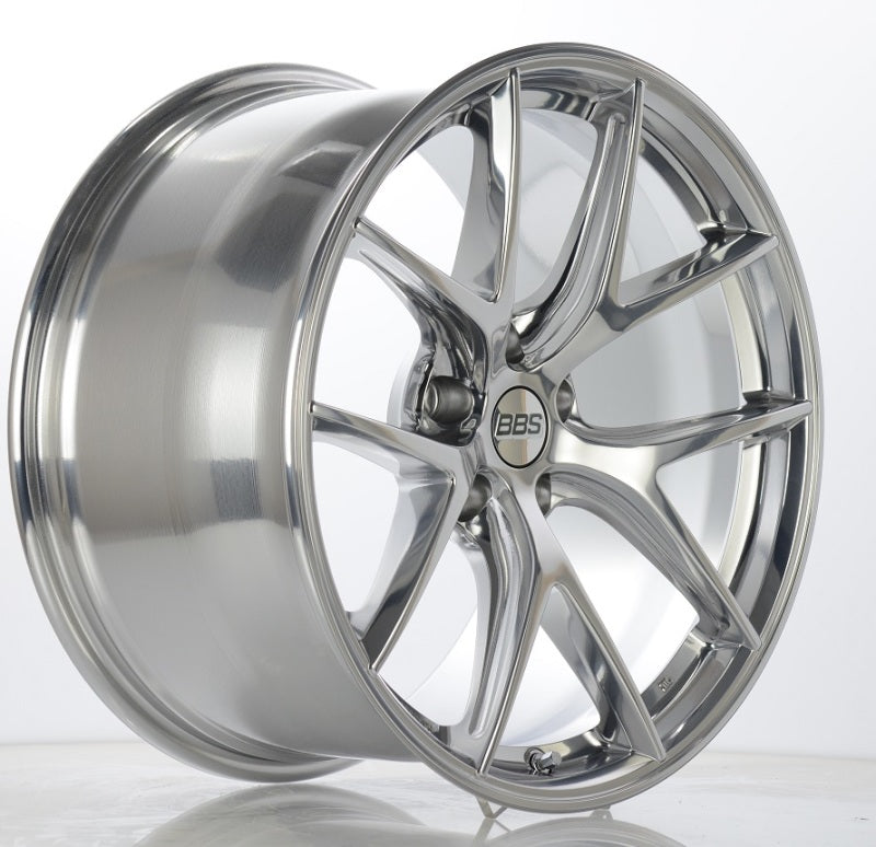 BBS CI0801CP - CI-R 20x11.5 5x120 ET52 Ceramic Polished Rim Protector Wheel -82mm PFS/Clip Required