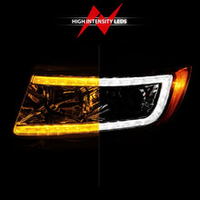 Load image into Gallery viewer, ANZO 111569 - FITS: 11-13 Jeep Grand Cherokee (Factory Halogen Only) Projector Headlights w/Light Bar Swchbk Chrome