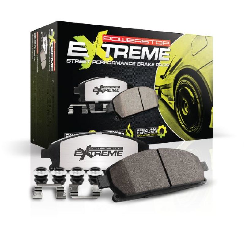 Power Stop 15-19 Cadillac CTS Front Z26 Extreme Street Brake Pads w/Hardware - free shipping - Fastmodz