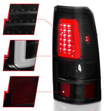 Load image into Gallery viewer, ANZO 311331 -  FITS: 1999-2002 Chevy Silverado 1500 LED Taillights Plank Style Black w/Smoke Lens