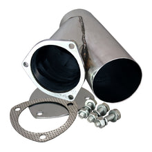 Load image into Gallery viewer, QTP 10400 - 4in Weld-On QTEC Exhaust Cutout Y-Pipe