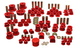 Energy Suspension 11.18102R - 90-97 Mazda Miata Red Hyper-Flex Master Bushing Set
