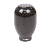 NRG SK-100BC-W - Universal Shift Knob 42mm Heavy Weight 480G / 1.1Lbs. Black Carbon Fiber (5 Speed)