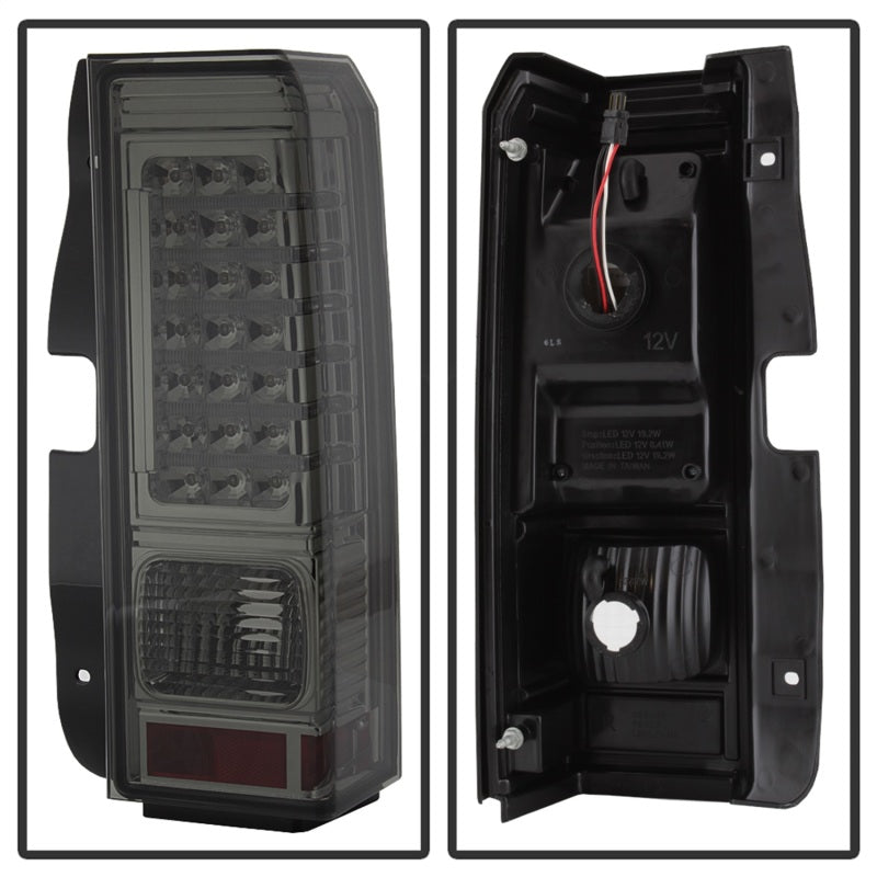 SPYDER 5013064 - Xtune Hummer H3 06-09 ( Non H3T ) LED Tail Lights Smoke ALT-ON-HH306-LED-SM