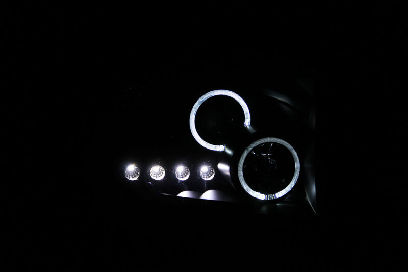 ANZO - [product_sku] - ANZO 2006-2008 Dodge Ram 1500 Projector Headlights w/ Halo Black - Fastmodz