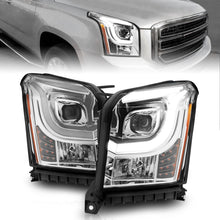 Load image into Gallery viewer, ANZO 111536 -  FITS: 2015-2017 GMC Yukon XL Projector Headlights W Lightbar Chrome/Amber