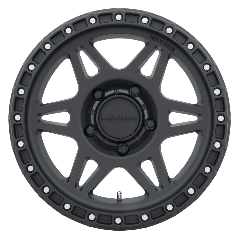 Method Wheels MR31279050512N - Method MR312 17x9 -12mm Offset 5x5 71.5mm CB Matte Black Wheel