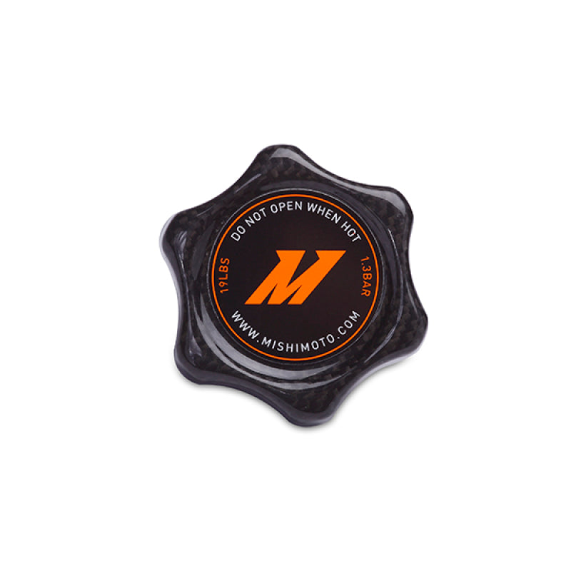 Mishimoto MMRC-13-SMCF FITS 1.3 Bar Rated Carbon Fiber Radiator Cap Small Import