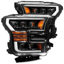 Load image into Gallery viewer, AlphaRex 880152 FITS 17-20 Ford Raptor NOVA LED Proj Headlights Plank Style Matte Black w/Activ Light/Seq Signal