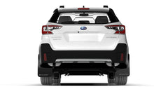 Load image into Gallery viewer, Rally Armor MF66-UR-BLK/BL FITS: 20+ Subaru Outback UR Black Mud Flap w/ Blue Logo