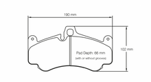 Load image into Gallery viewer, Pagid Racing 2707 RST3 Compound Brake Pads