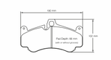 Pagid Racing 2707 RST3 Compound Brake Pads