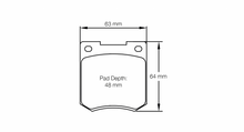 Load image into Gallery viewer, Pagid Racing 3190 RSH42 Compound Brake Pads