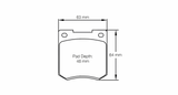 Pagid Racing 3190 RSH42 Compound Brake Pads