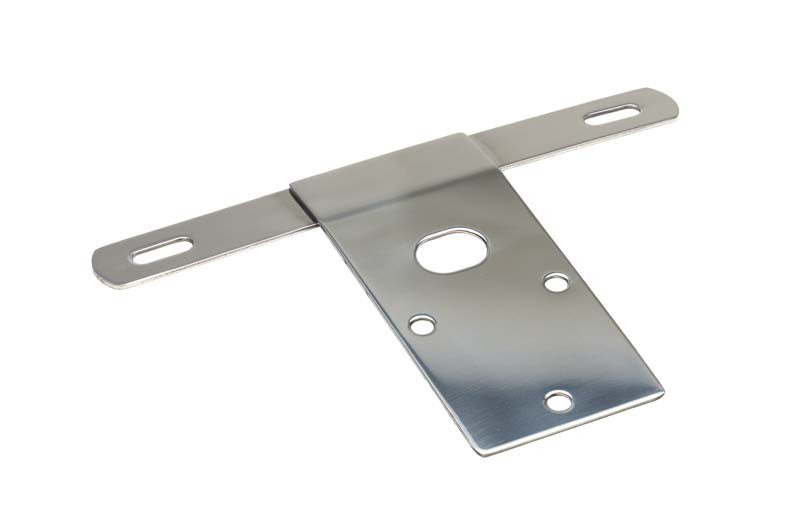 Kentrol 30472 FITS 76-86 Jeep CJ License Plate BracketPolished Silver