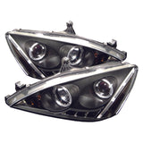 SPYDER 5010636 - Spyder Honda Accord 03-07 Projector Headlights LED Halo Amber Reflctr LED Blk PRO-YD-HA03-AM-BK