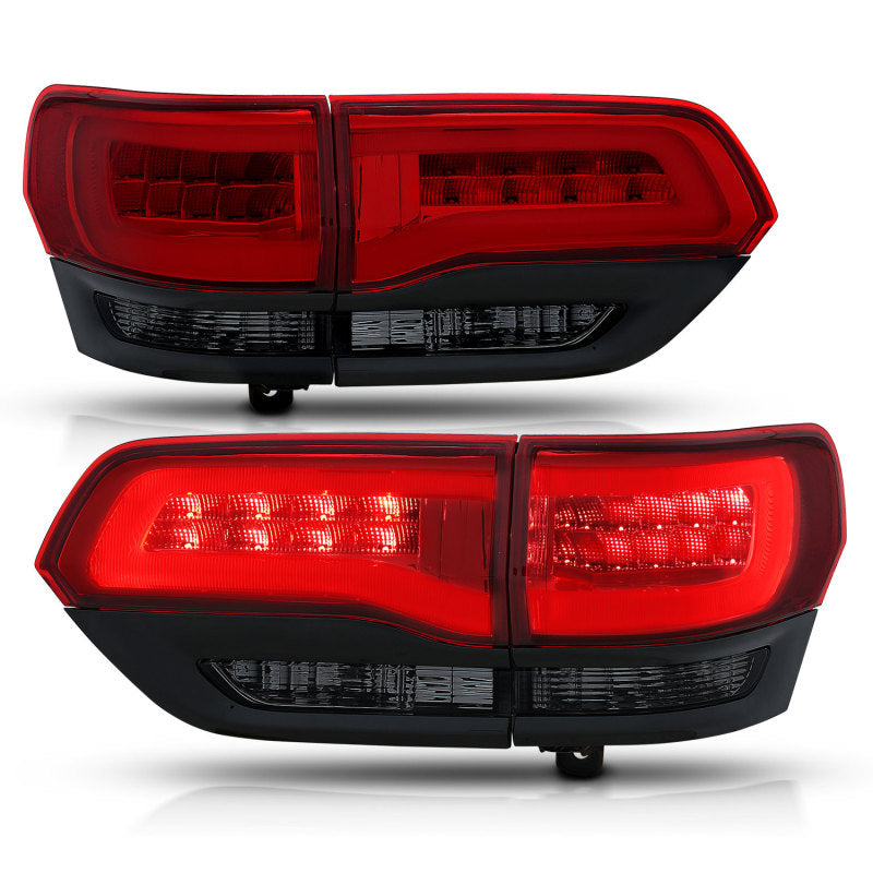 ANZO 311269 FITS: 2014-2016 Jeep Grand Cherokee LED Taillights Red/Smoke