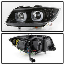 Load image into Gallery viewer, SPYDER 5086488 - Spyder 09-12 BMW E90 3-Series 4DR Projector Headlights HalogenLEDBlackPRO-YD-BMWE9009-BK