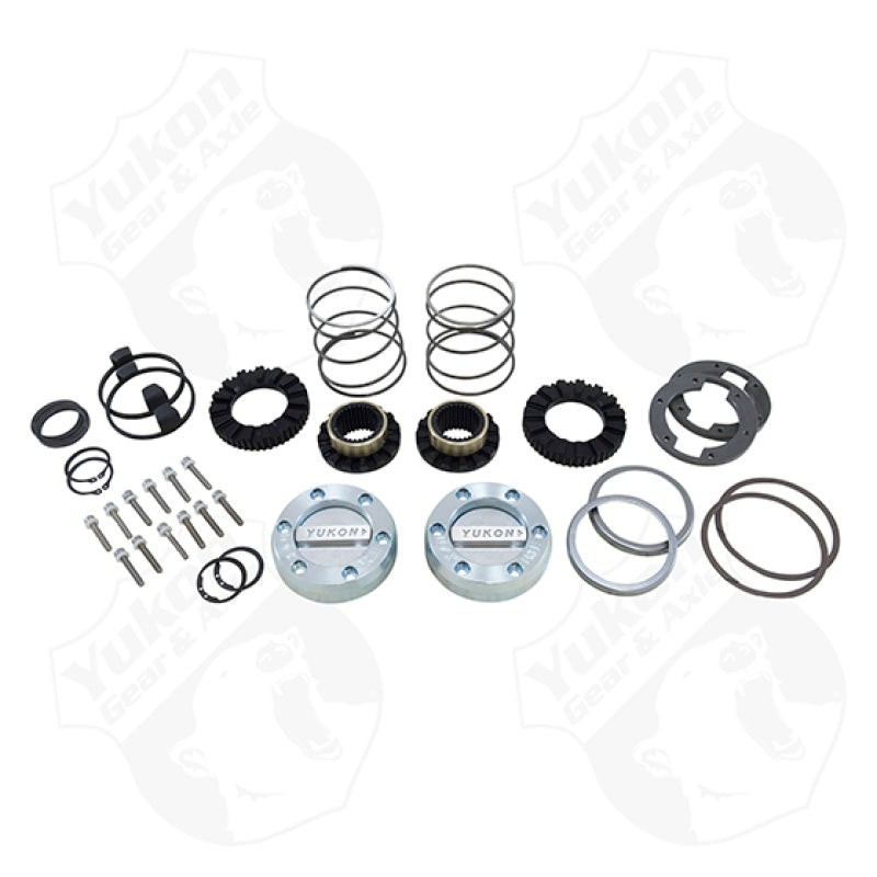 Yukon Gear & Axle YHC70005 - Gear Hardcore Locking Hub Set For Dana 30/44 30 Spline