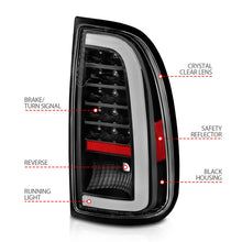 Load image into Gallery viewer, ANZO 311411 FITS 00-06 Toyota Tundra LED Taillights w/ Light Bar Black Housing Clear Lens