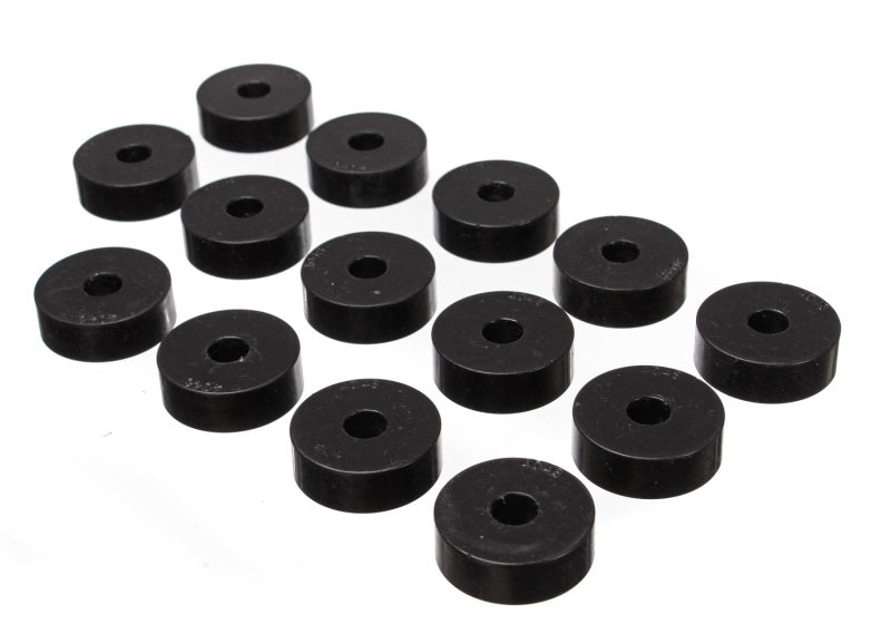 Energy Suspension 2.4101G FITS 2.4101G - 55-73 Jeep CJ5/CJ7/CJ8 Scrambler Black Body (Cab) Mount Set