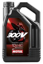 Load image into Gallery viewer, Motul 104121 FITS 4L Synthetic-ester 300V Factory Line Road Racing 10W40