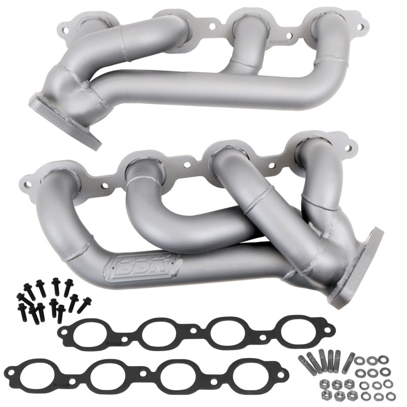 BBK 4047 FITS 14-18 GM Truck 5.3/6.2 1 3/4in Shorty Tuned Length HeadersTitanium Ceramic