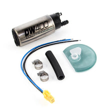 Load image into Gallery viewer, DeatschWerks 9-401-1045 - 415LPH DW400 In-Tank Fuel Pump w/ 9-1045 Install Kit 05-10 Ford Mustang (Except GT500)