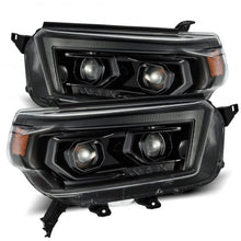 Load image into Gallery viewer, AlphaRex 880756 - 10-13 Toyota 4Runner LUXX LED Proj Headlights Plank Style Alpha Black w/Seq Signal/DRL