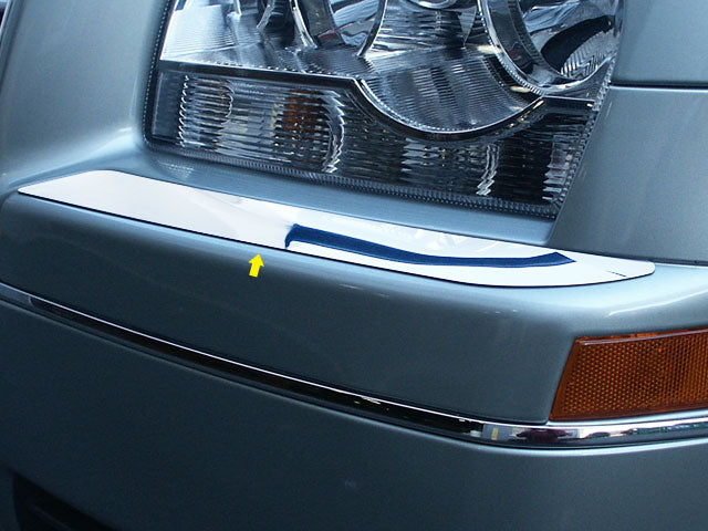 QAA Chrome Bumper Trim For 2005-2009 Chrysler 300 - 4-door Sedan Base Model only