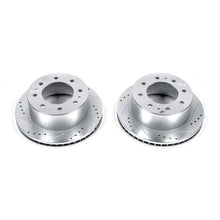 Load image into Gallery viewer, Power Stop 11-19 Chevrolet Silverado 2500 HD Rear Evolution Drilled &amp; Slotted Rotors - Pair - free shipping - Fastmodz