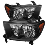 SPYDER 5077127 FITS 5077127 - Xtune Toyota Tundra 07-13 / Toyota Sequoia 08-13 OEM Style Headlights Black HD-JH-TTU07-AM-BK