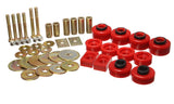 Energy Suspension 4.4114R FITS 97-03 Ford F-100/F-150 2WD/F250 2WD & L-Duty Red Body (Ext Cab ONLY ) Mount Set